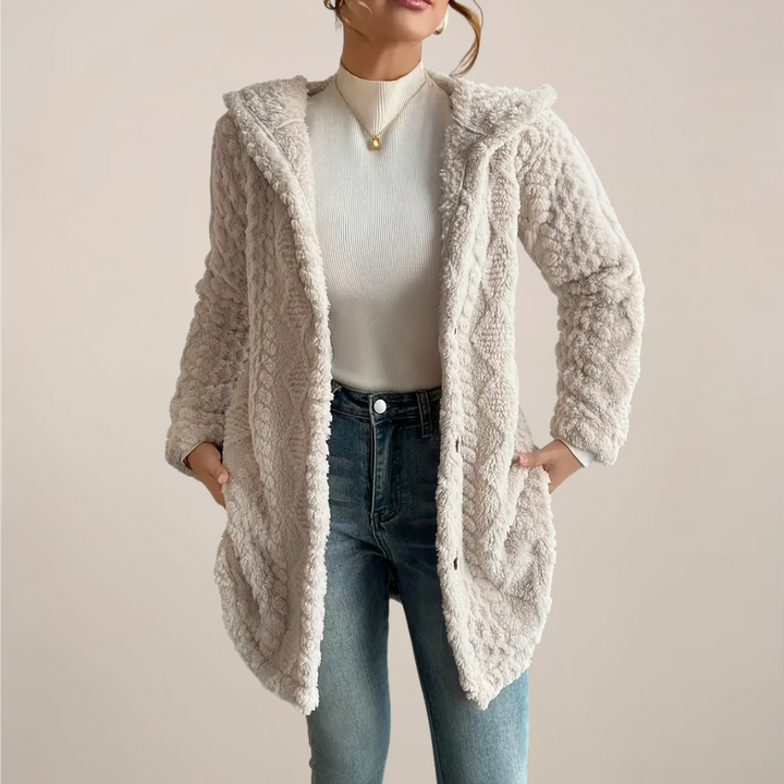 Millie | Women Spring Hooded Textured Cardigan