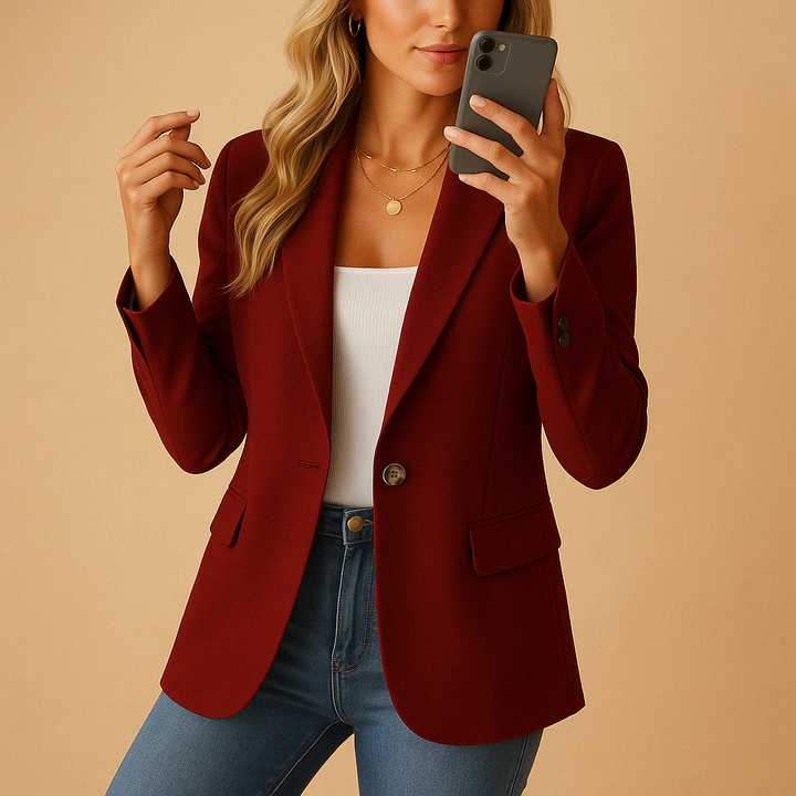 Emma | Women’s Fitted Tailored Blazer Jacket Style