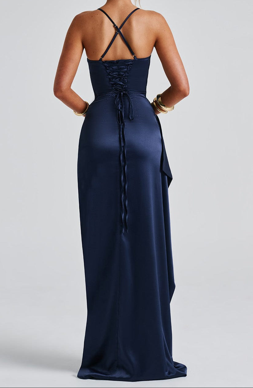 Laura | Women Strappy High Slit Dress