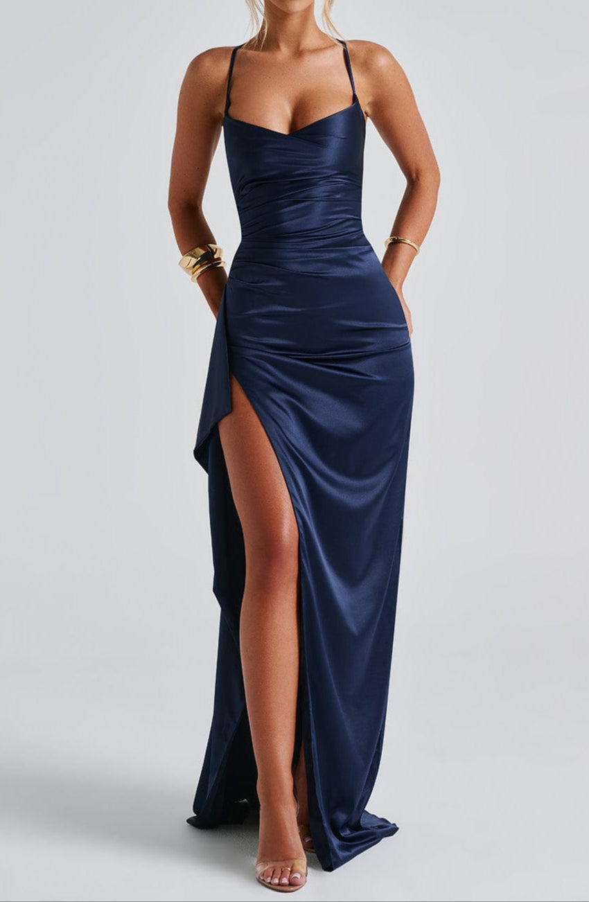 Laura | Women Strappy High Slit Dress