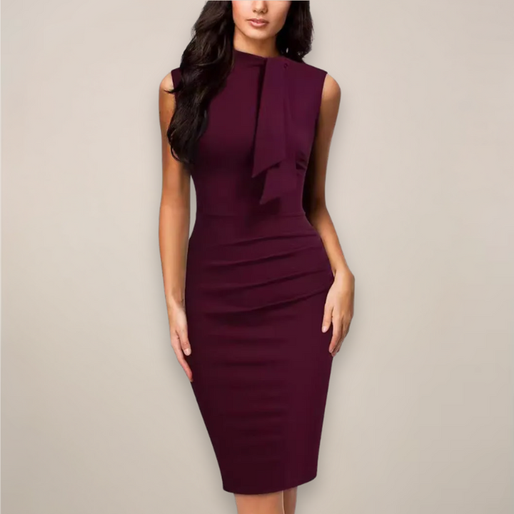 Georgia | Women’s Sleeveless Sheath Midi Dress Classic