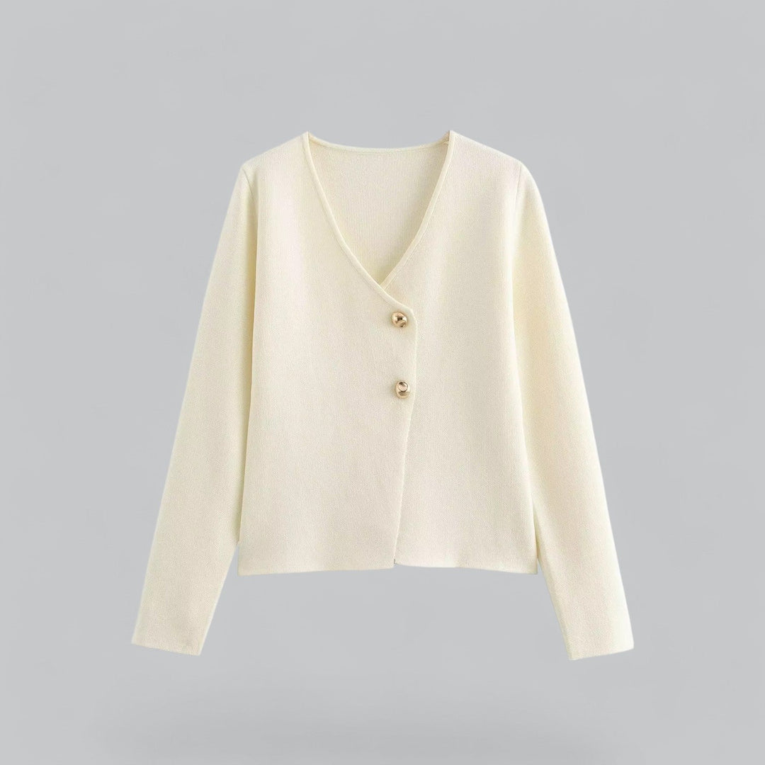 Rachel | Women Spring Minimal Button Cardigan