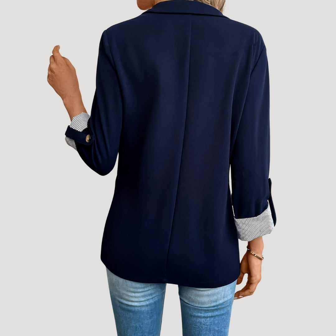 Ovrin | Women’s Tailored Single Breasted Roll Up Blazer