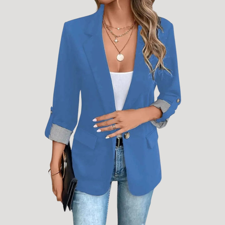 Ovrin | Women’s Tailored Single Breasted Roll Up Blazer