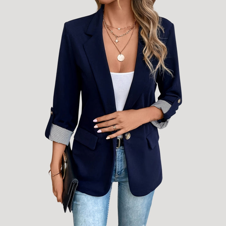 Ovrin | Women’s Tailored Single Breasted Roll Up Blazer