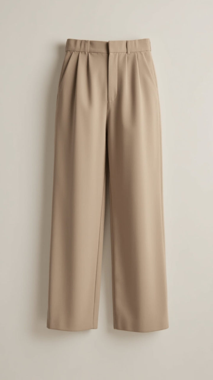 Elsie | Women’s High Waisted Wide Leg Trousers
