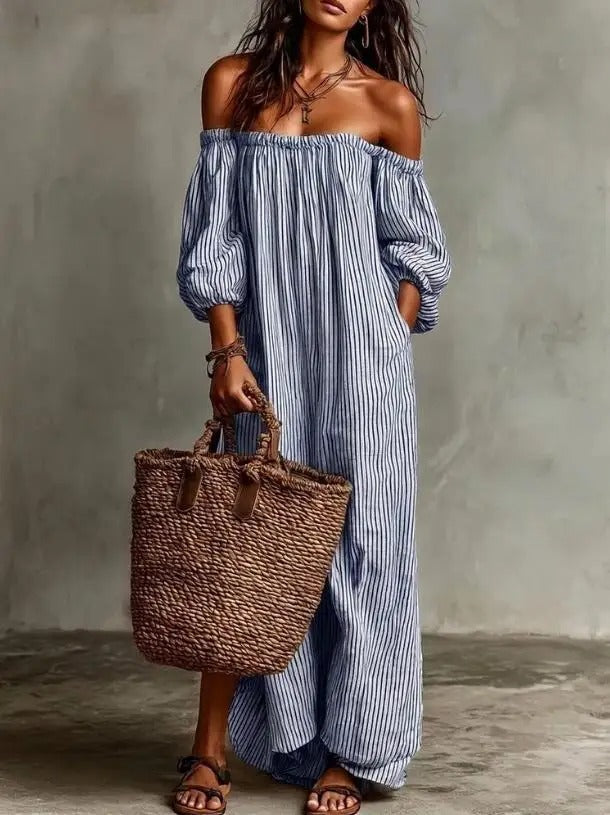 Evelyn | Women's Ribbed Button-Down Midi Dress