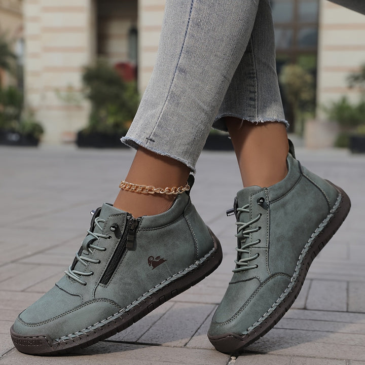 Clara | Women Spring Zip Up Walking Sneakers