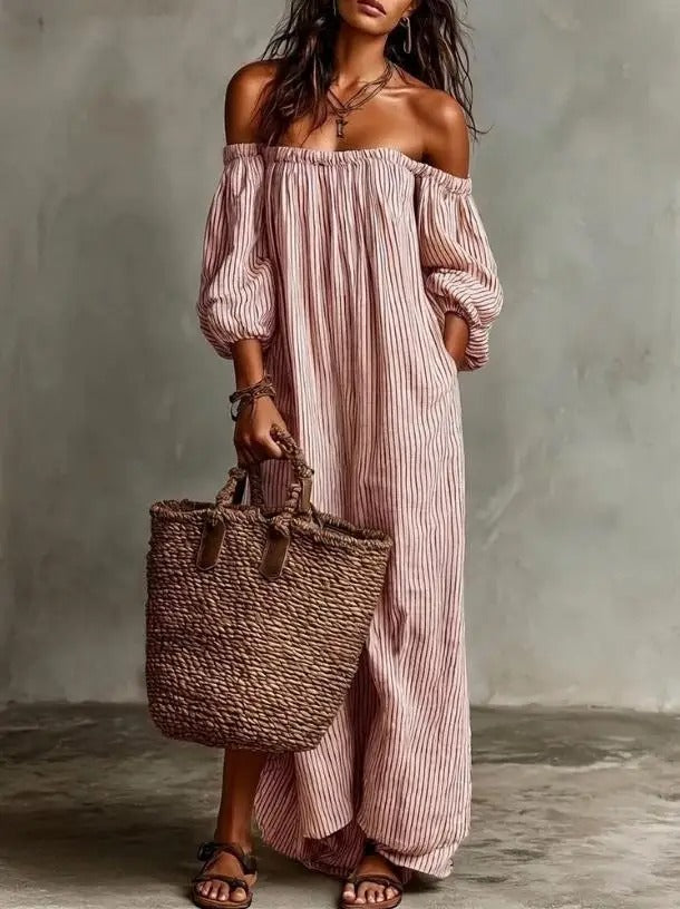 Evelyn | Women's Ribbed Button-Down Midi Dress