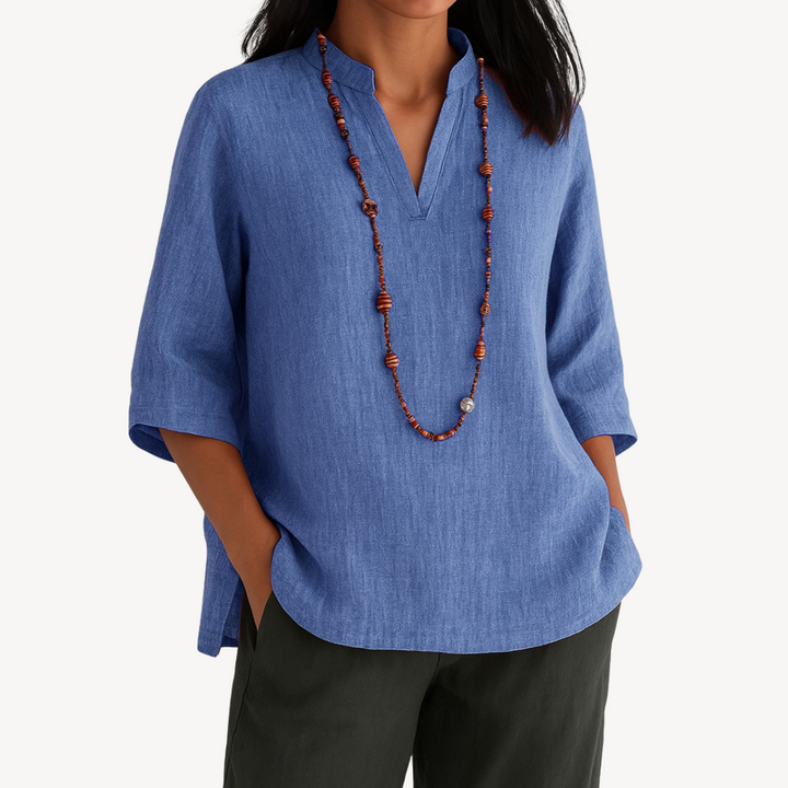 Emily | Women’s Casual Linen Tunic Top