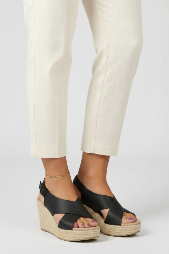 Lydia | Women’s Wedge Crossover Slingback Sandals