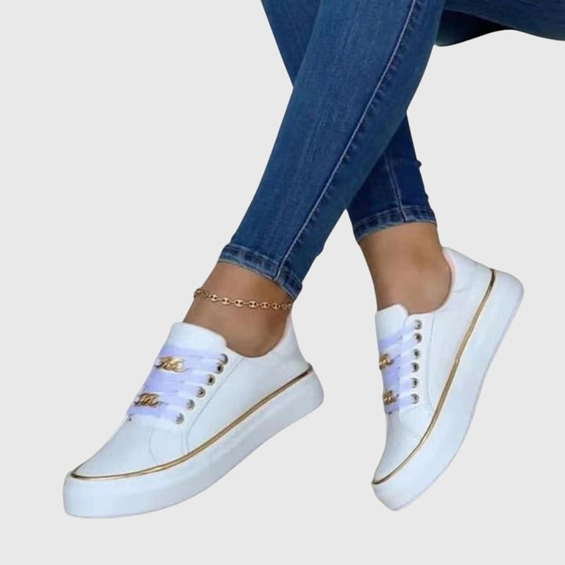 Bianca | Women Spring Casual Velvet Lace-Up Sneakers