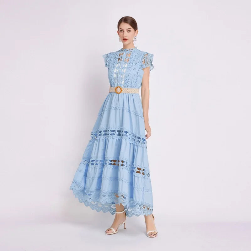 Lisette | Elegant Sleeveless Lace Dress