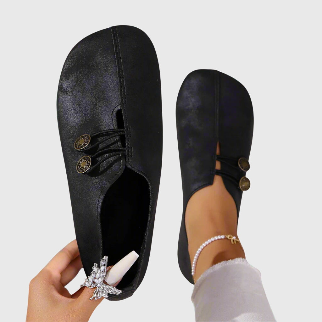Catherine | Women Spring Casual Slip-On Button Flats