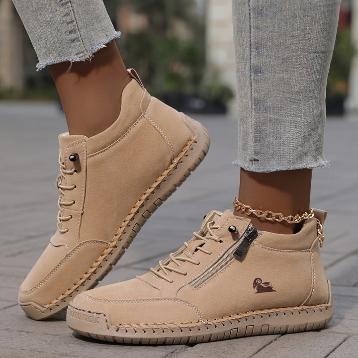 Clara | Women Spring Zip Up Walking Sneakers