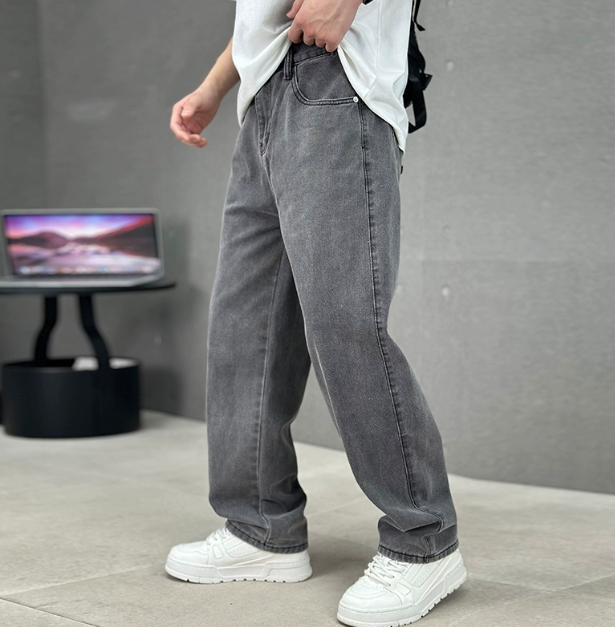 Grace | Women Spring Loose Fit Straight Jeans