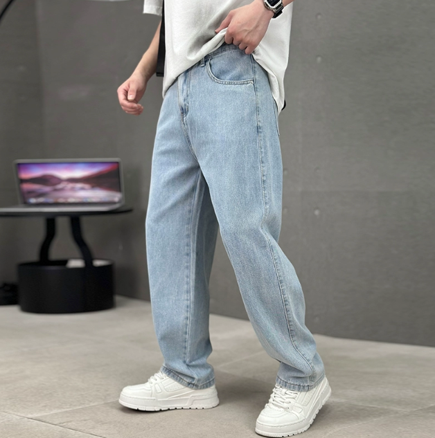 Grace | Women Spring Loose Fit Straight Jeans