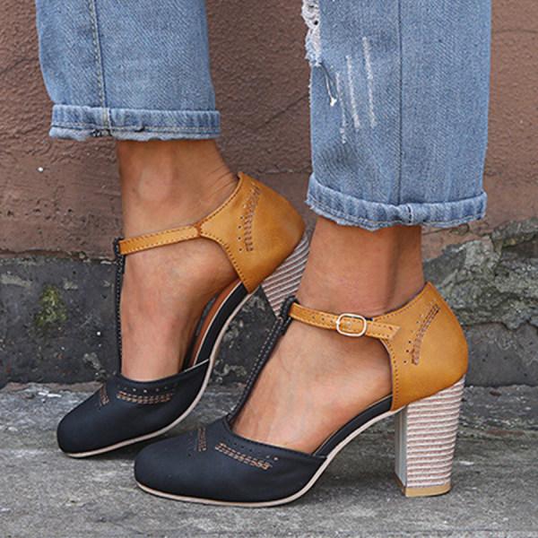 Christian | Women’s Spring Chunky Heel Mary Janes