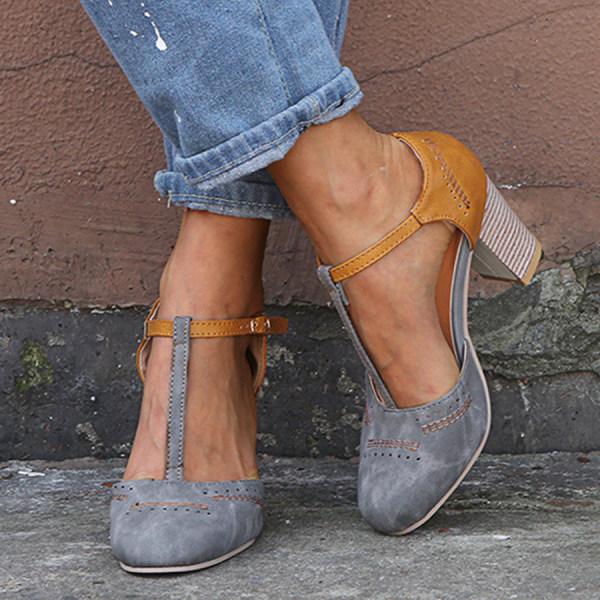 Christian | Women’s Spring Chunky Heel Mary Janes