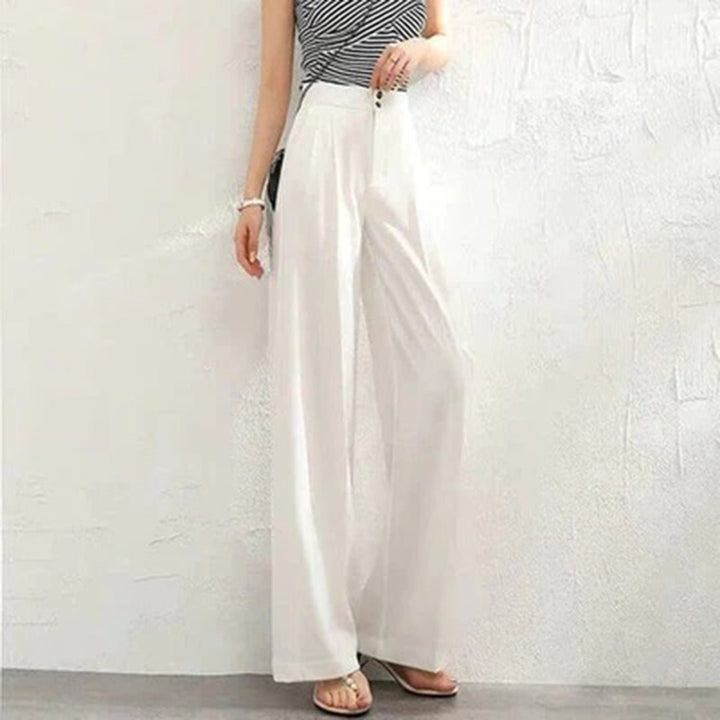 Willow | Linen Wide Leg Trousers High-Waisted Lightweight Breathable