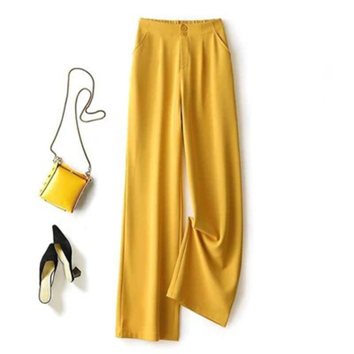 Willow | Linen Wide Leg Trousers High-Waisted Lightweight Breathable