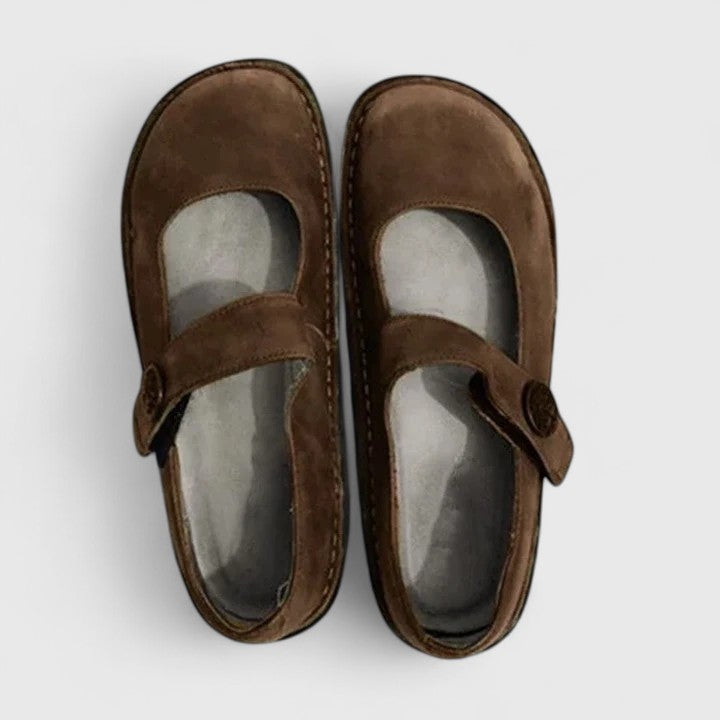 Isabella | Womens Strap Detail Slip On Shoes