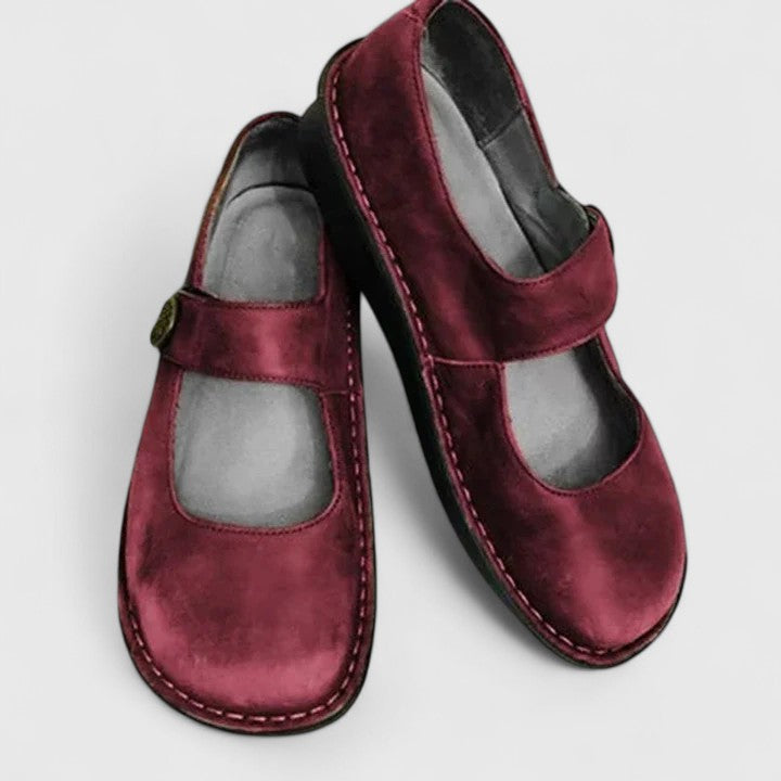 Isabella | Womens Strap Detail Slip On Shoes