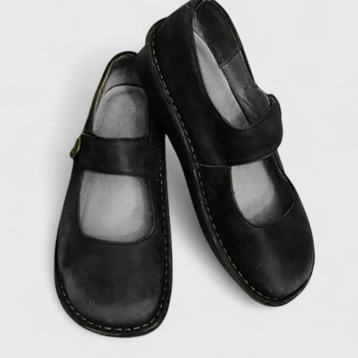 Isabella | Womens Strap Detail Slip On Shoes