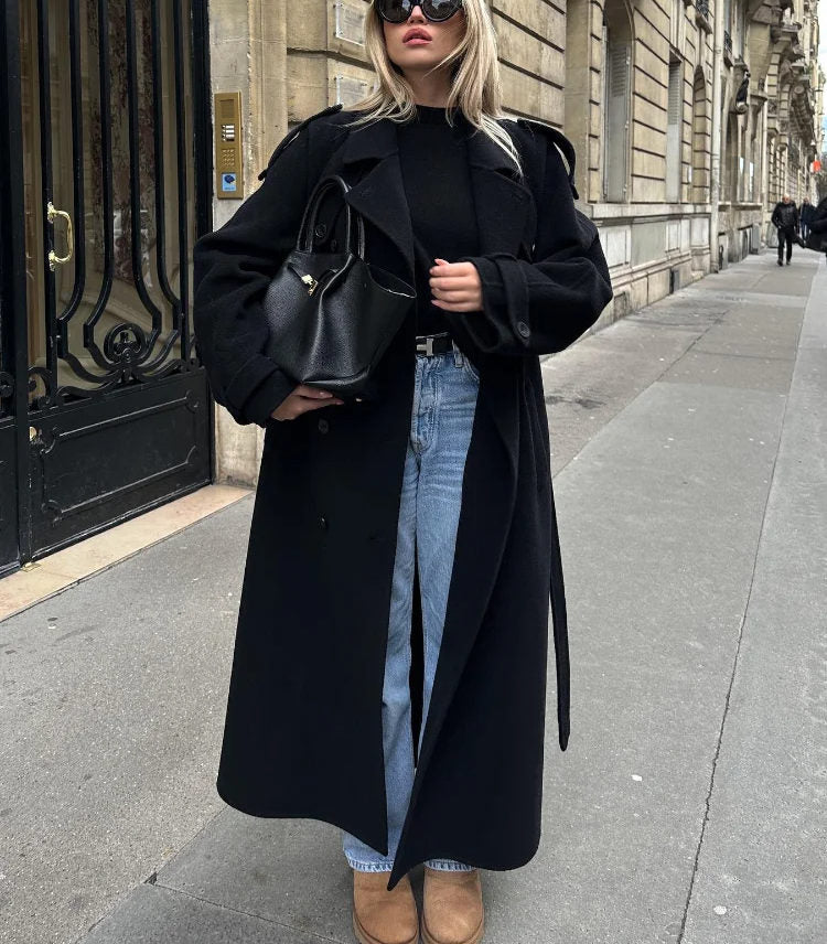 Elsie | Women's Double-Breasted Trench Coat