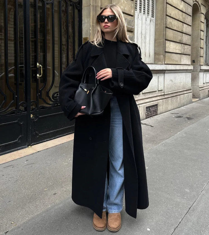 Elsie | Women's Double-Breasted Trench Coat
