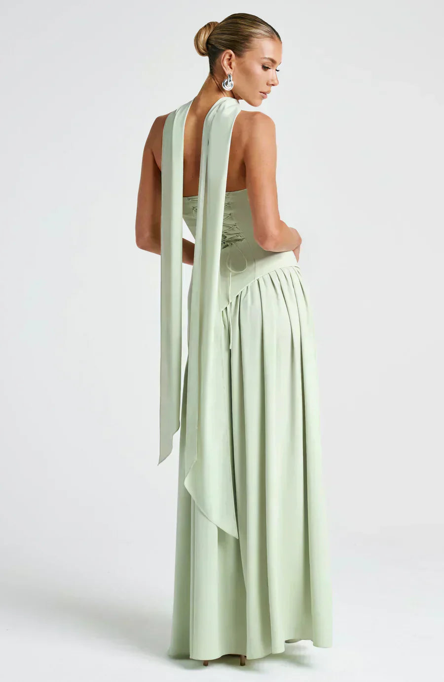Julia | Women Wedding Guest Asymmetric Maxi Dress