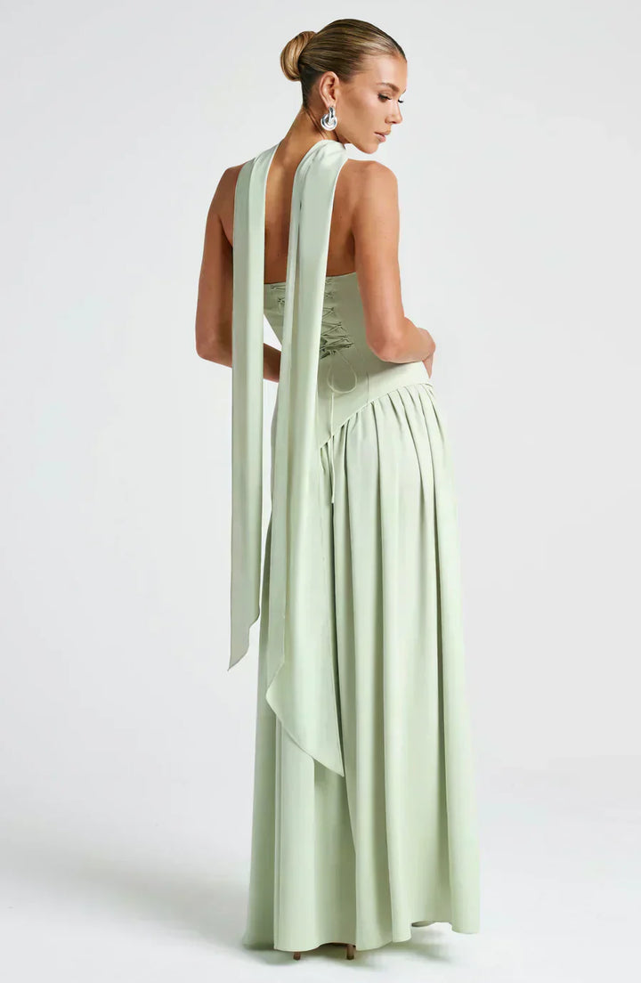 Julia | Women Wedding Guest Asymmetric Maxi Dress