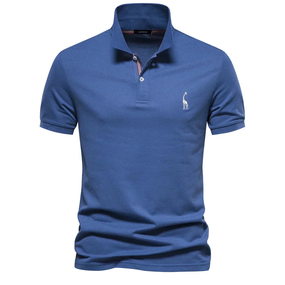 Scott | Men's Short Sleeve Button Polo Shirt