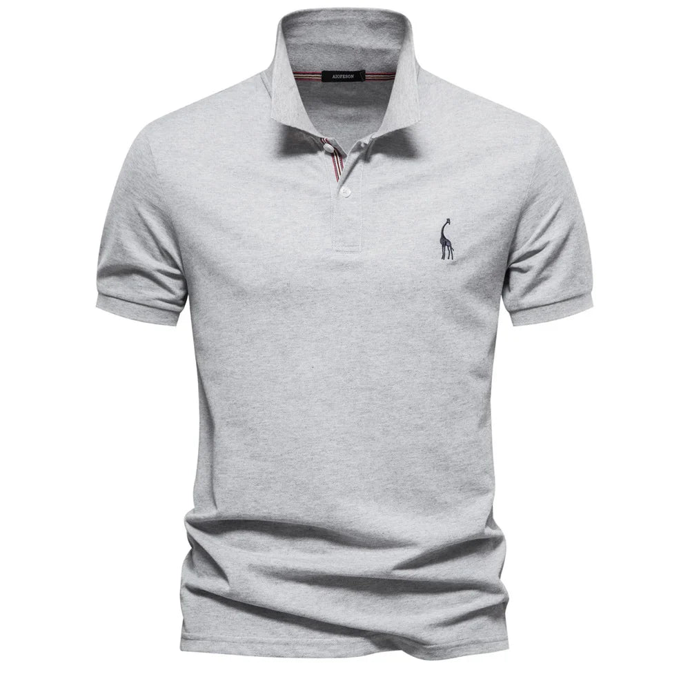 Scott | Men's Short Sleeve Button Polo Shirt