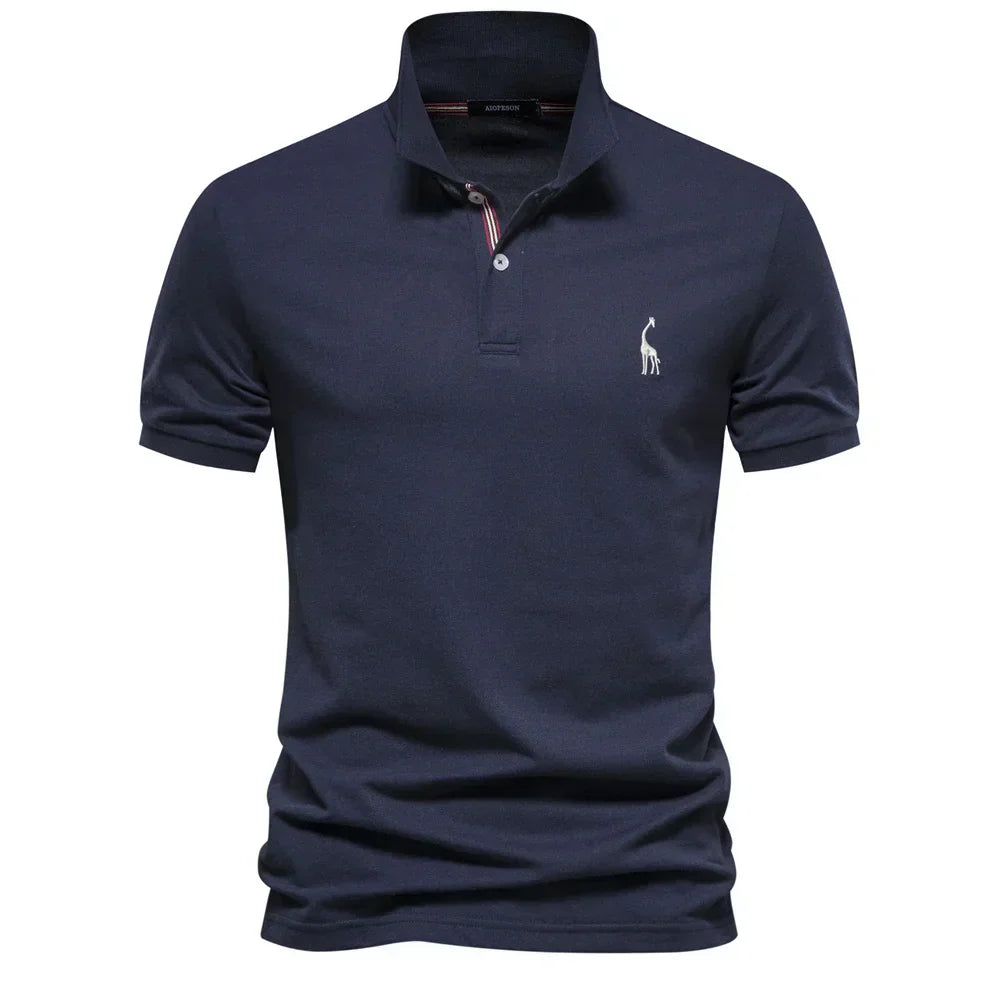 Scott | Men's Short Sleeve Button Polo Shirt