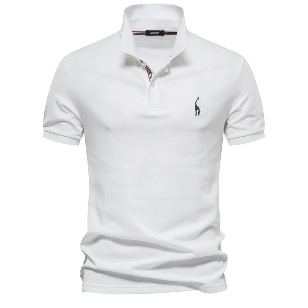 Scott | Men's Short Sleeve Button Polo Shirt