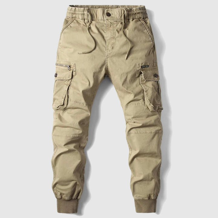 Beau | Men's Slim Fit Cargo Pocket Casual Pants