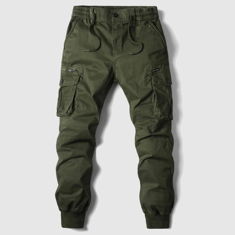 Beau | Men's Slim Fit Cargo Pocket Casual Pants