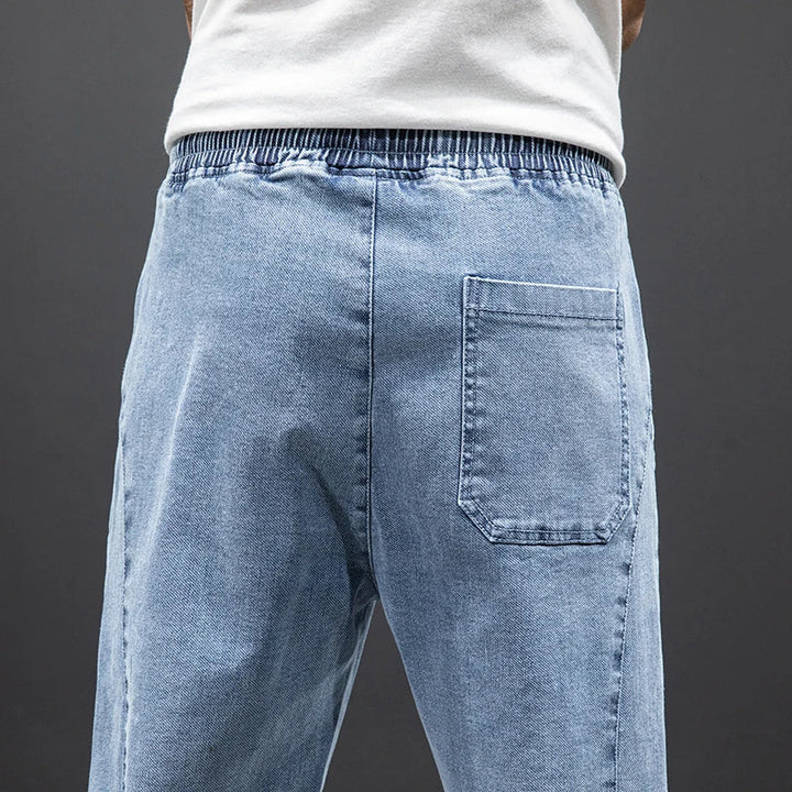Gavin | Men’s Drawstring Jogger Fit Casual Jeans Pants