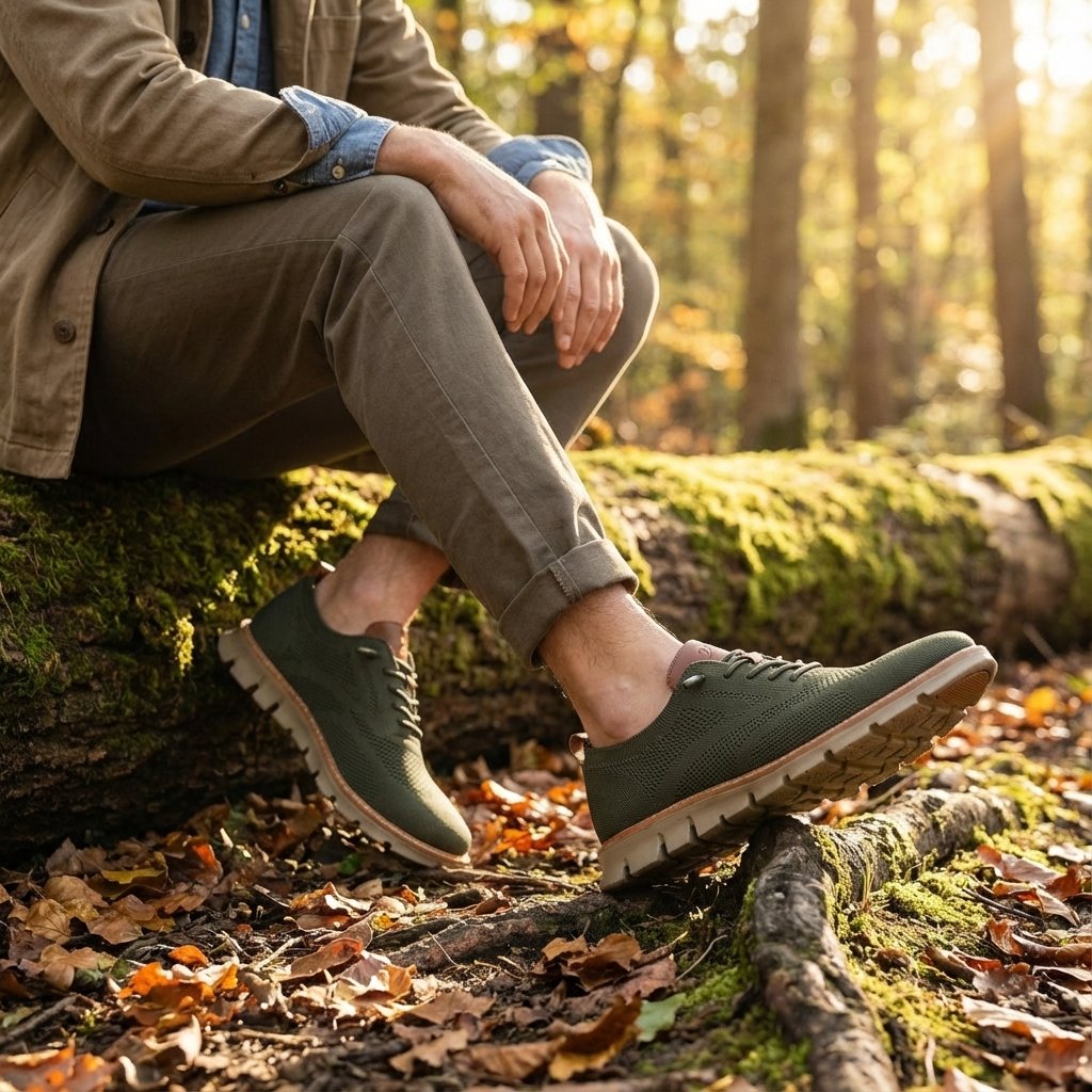 Jacob | Men's Breathable Mesh Lace-Up Casual Trainers