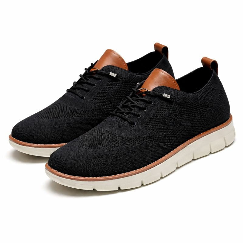 Jacob | Men's Breathable Mesh Lace-Up Casual Trainers