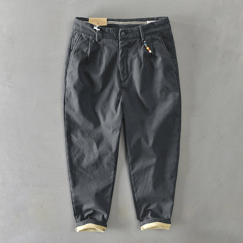 Oscar | Men's Mid-Rise Tapered Chino Trousers