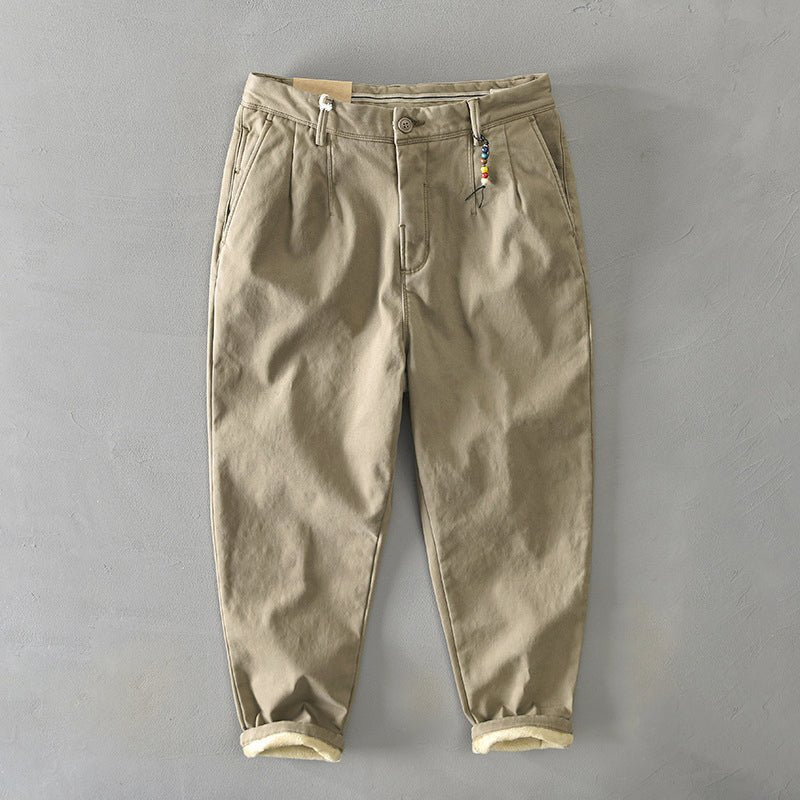 Oscar | Men's Mid-Rise Tapered Chino Trousers