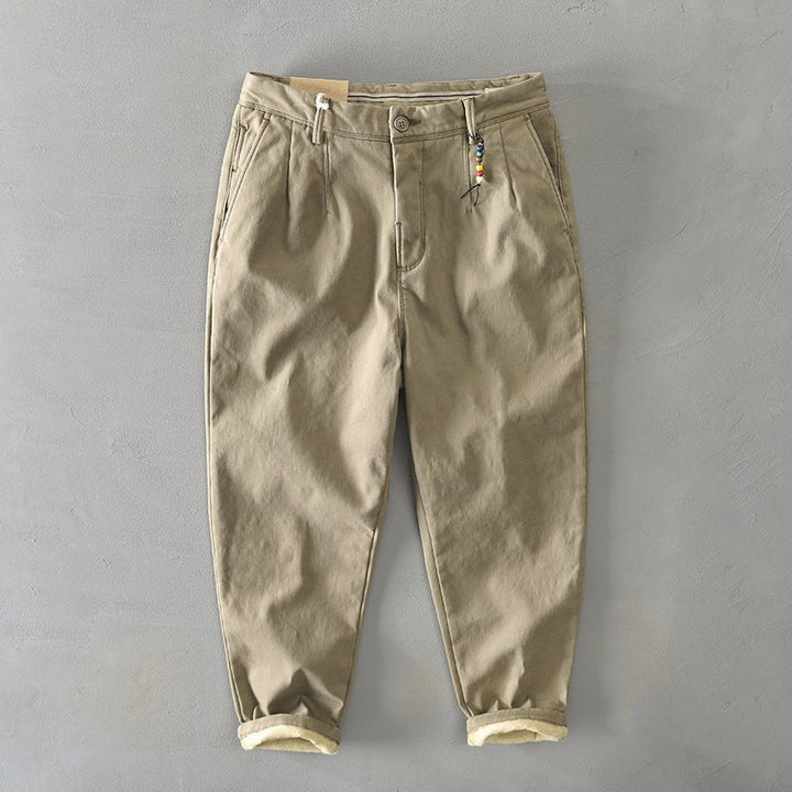 Oscar | Men's Mid-Rise Tapered Chino Trousers