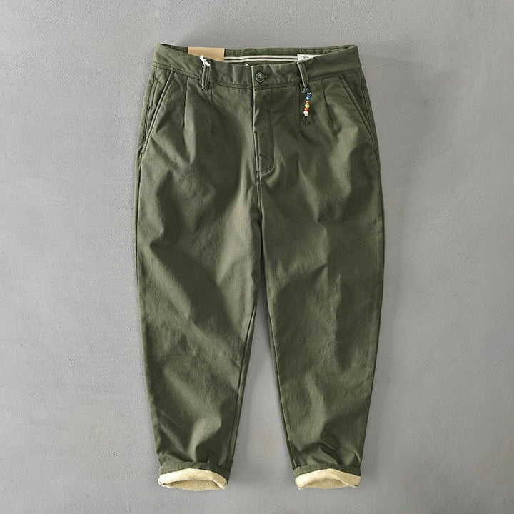 Oscar | Men's Mid-Rise Tapered Chino Trousers