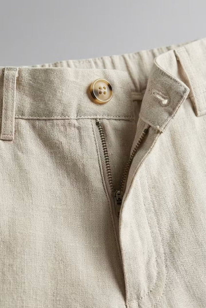 James | Men's Relaxed-Fit Linen Two-Piece Suit Set