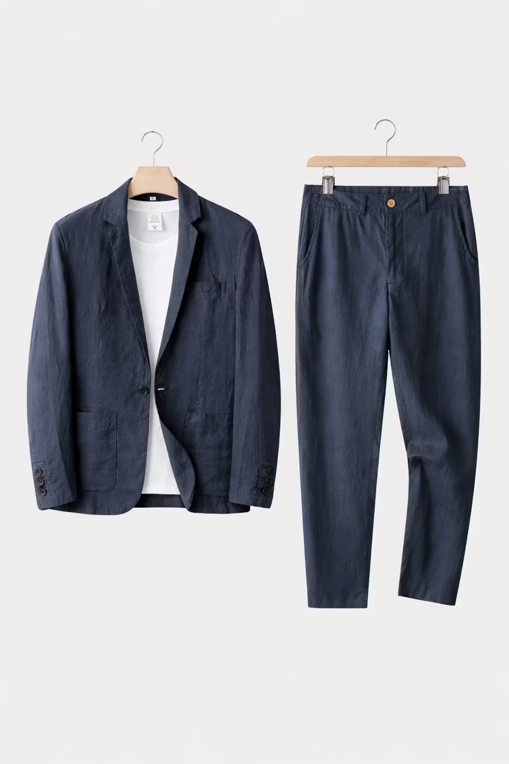 James | Men's Relaxed-Fit Linen Two-Piece Suit Set