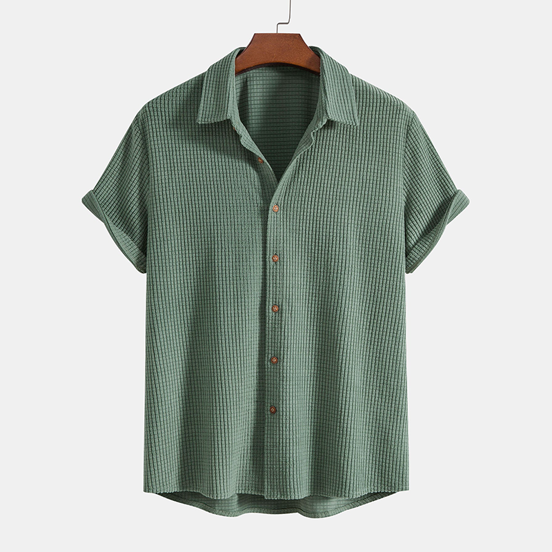 George | Men's Two Piece Casual Shirt Shorts Se