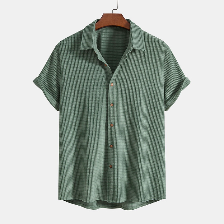 George | Men's Two Piece Casual Shirt Shorts Se