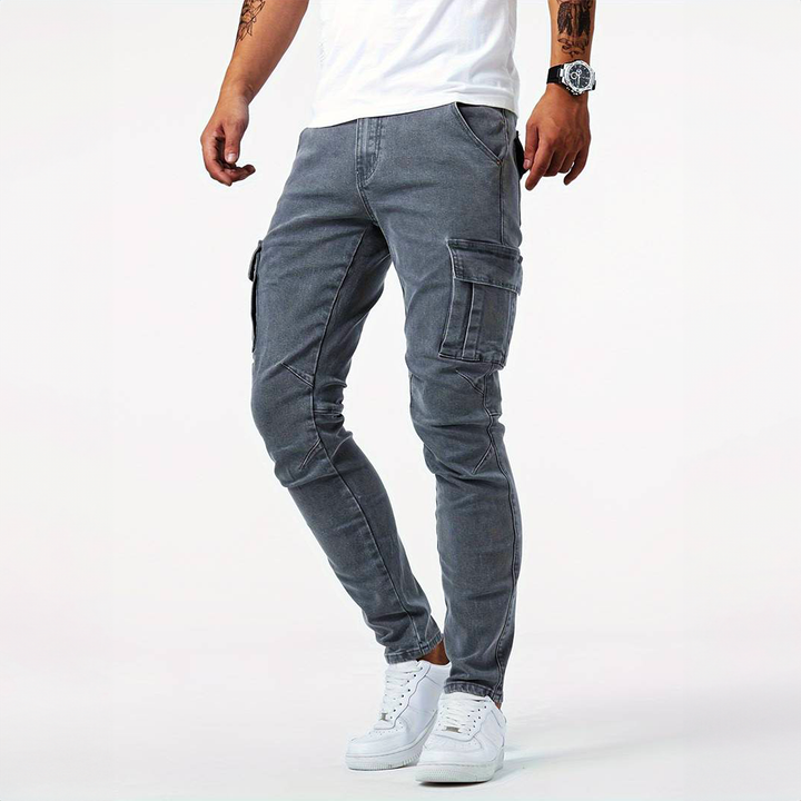 David | Men's Slim Fit Cargo Pocket Pants